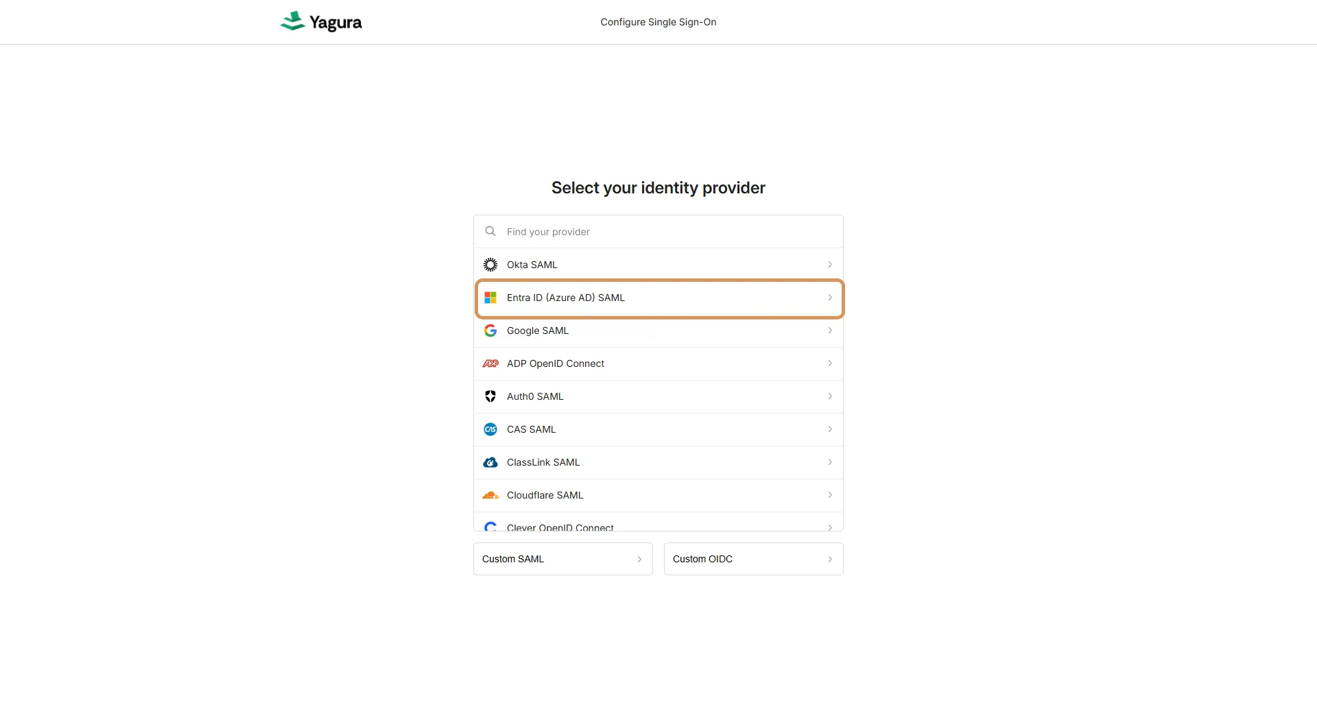 プロバイダー選択